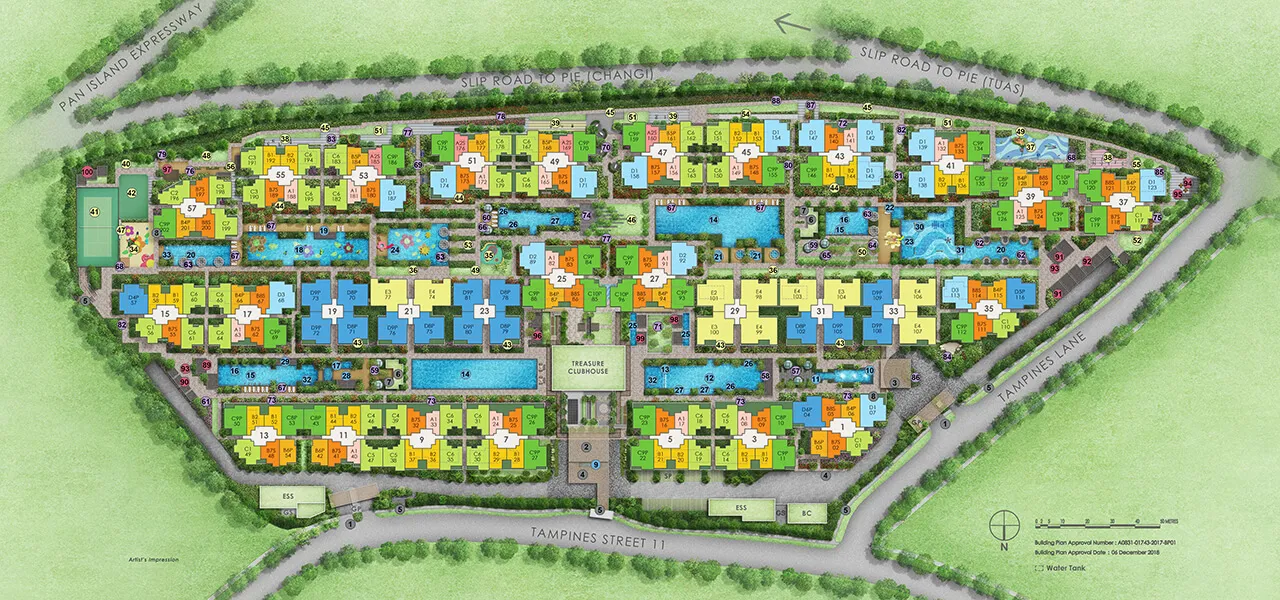 Treasure @ Tampines Site Plan